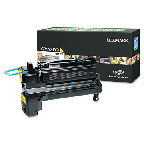 Lexmark Return Programme Print Cartridge for C792 & X792 Printer Series 20 000 Pages Yield Yellow