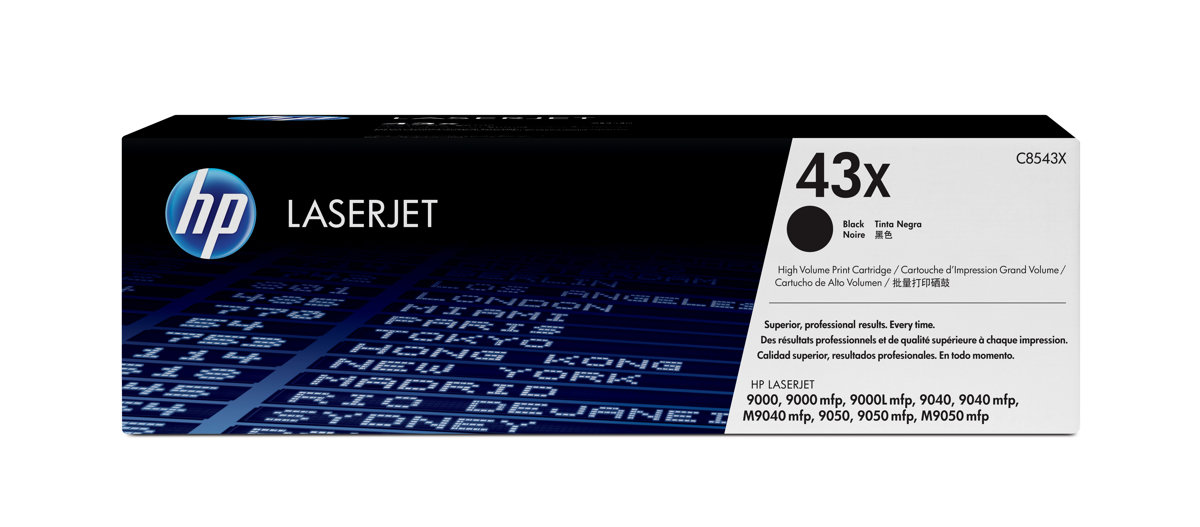 Hp 43X Black Toner 30 000 Page Yield for Lj 9000
