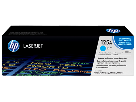 Hp 125A Cyan Toner 1 400 Page Yield for Clj CM1312 CP15XX