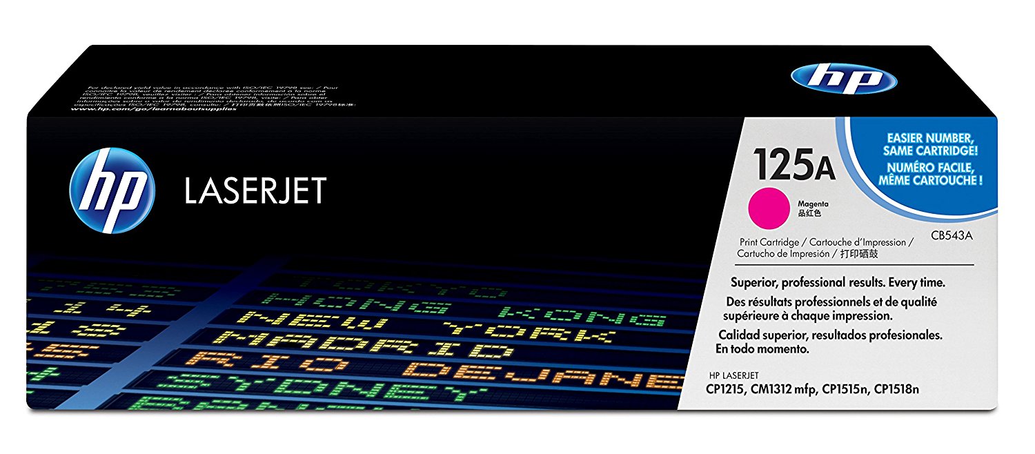 Hp 125A Magenta Toner 1 400 Page Yield for Clj CM1312 CP15XX