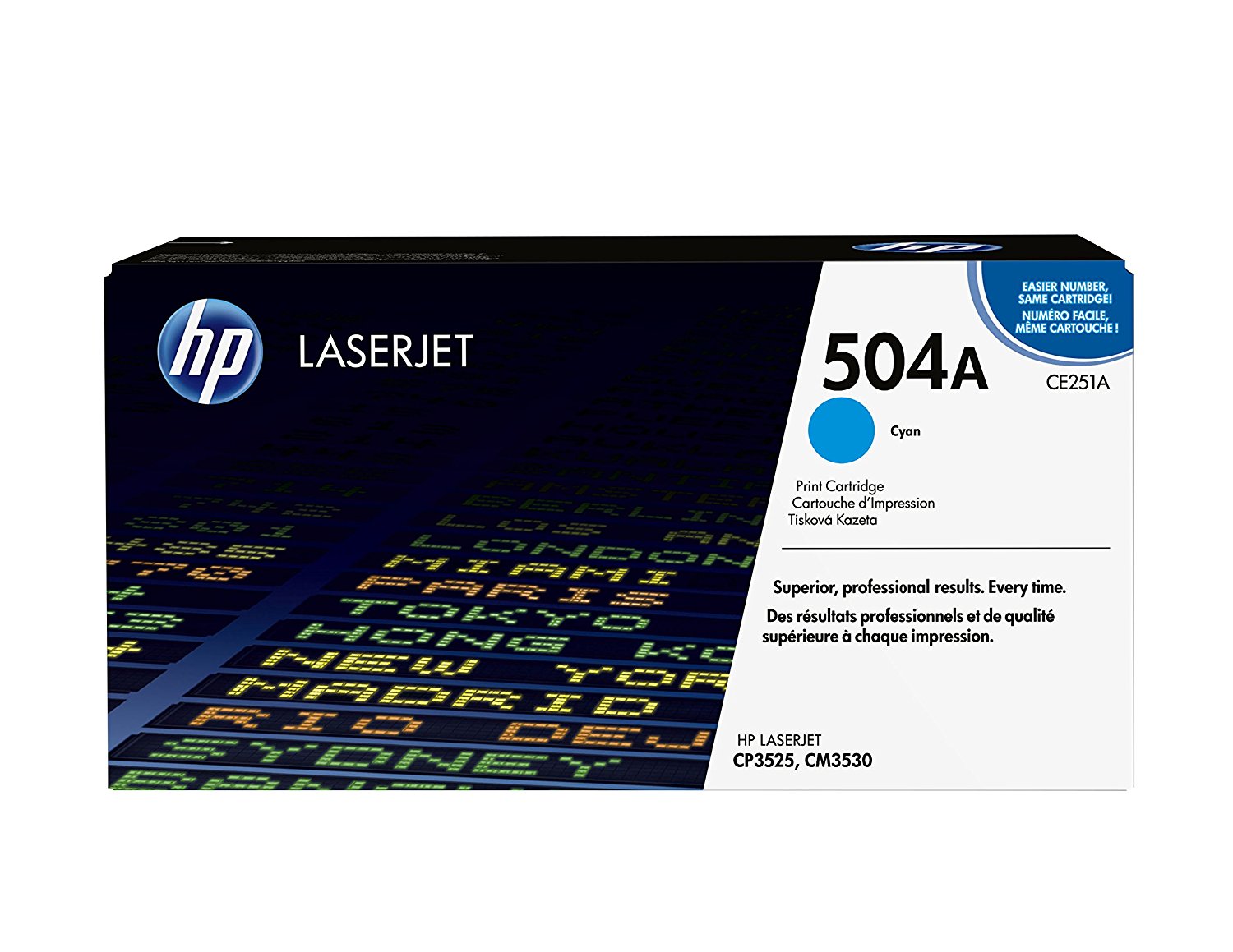 Hp CE251A Cyan Toner 7 000 Page Yield for CP3520 CM3530
