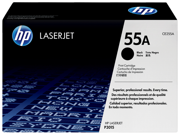 Hp 55A Black Toner 6 000 Page Yield for Lj P3015