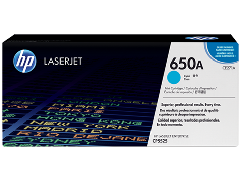 Hp 650A Cyan Toner 15 000 Page Yield for Clj CP5520