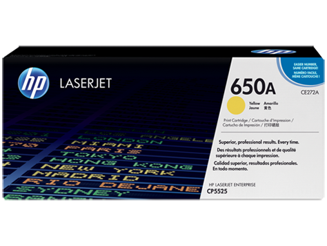 Hp 650A Yellow Toner 15 000 Page Yield for Clj CP5520