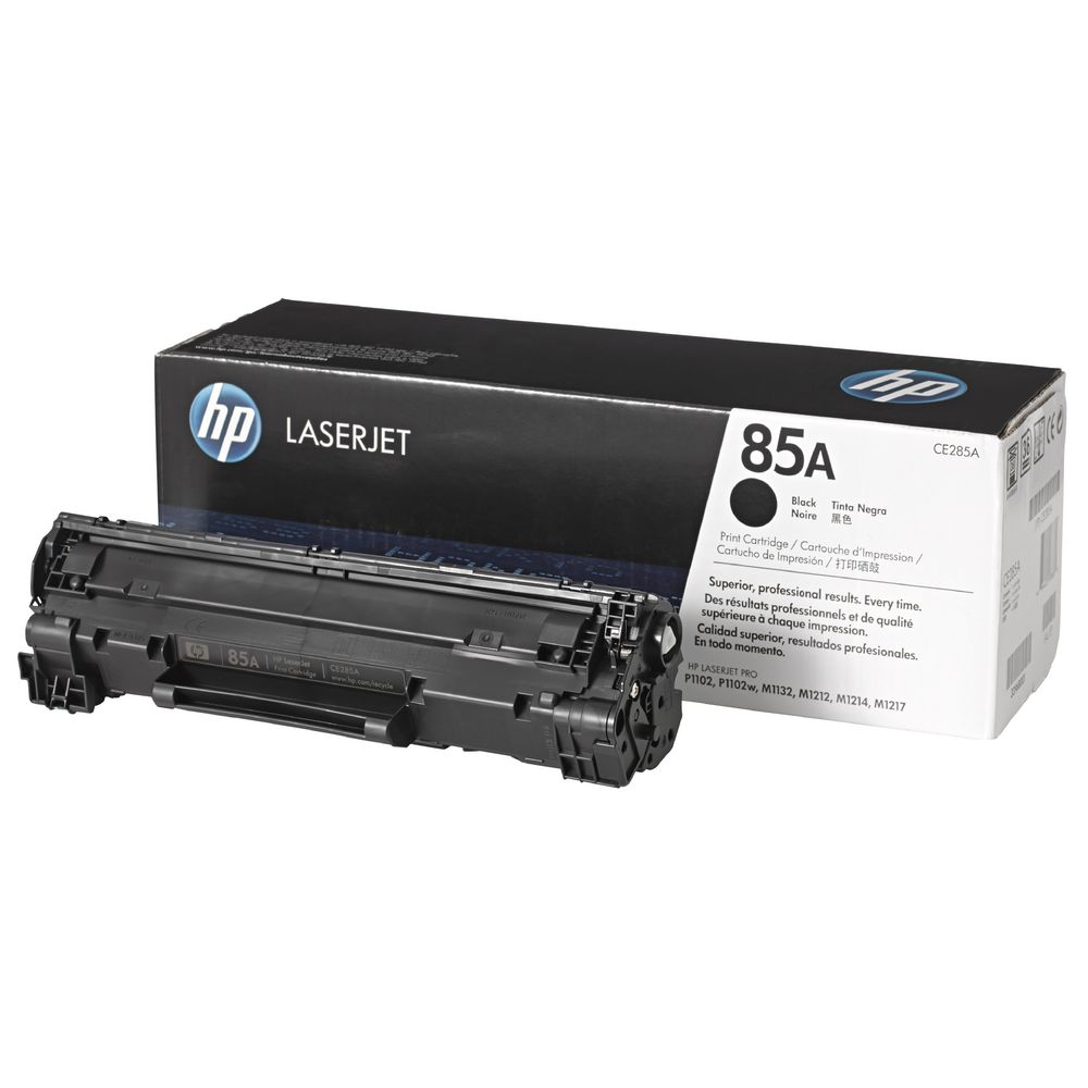 Hp 85A Black Toner 1 600 Page Yield for Lj Pro P1100 P1102