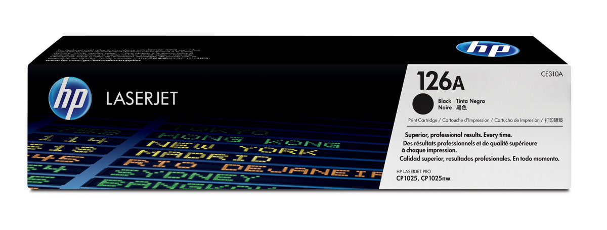 Hp 126A Black Toner 1 200 Page Yield for Lj Pro CP1020