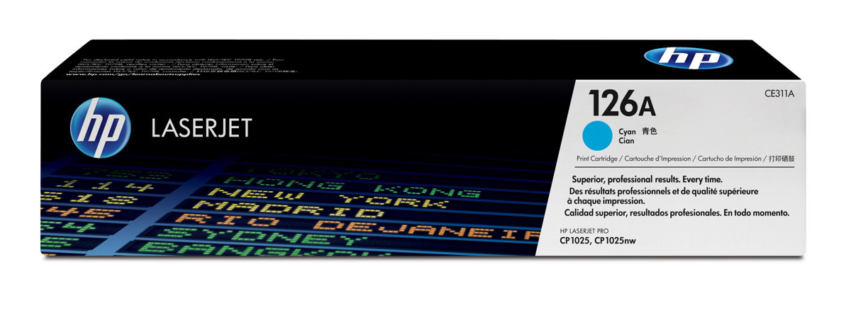 Hp 126A Cyan Toner 1 000 Page Yield for Lj Pro CP1020