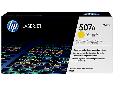 Hp 507A Yellow Toner 6 000 Page Yield for M551
