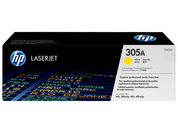 Hp 305A Yellow Toner 2 600 Page Yield for M451 M375 M475