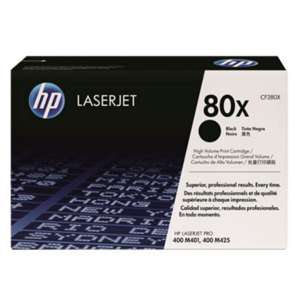 Hp 80X Black Toner 6 900 Page Yield for M401