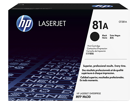 Hp 81A Black Laserjet Toner Cartridge