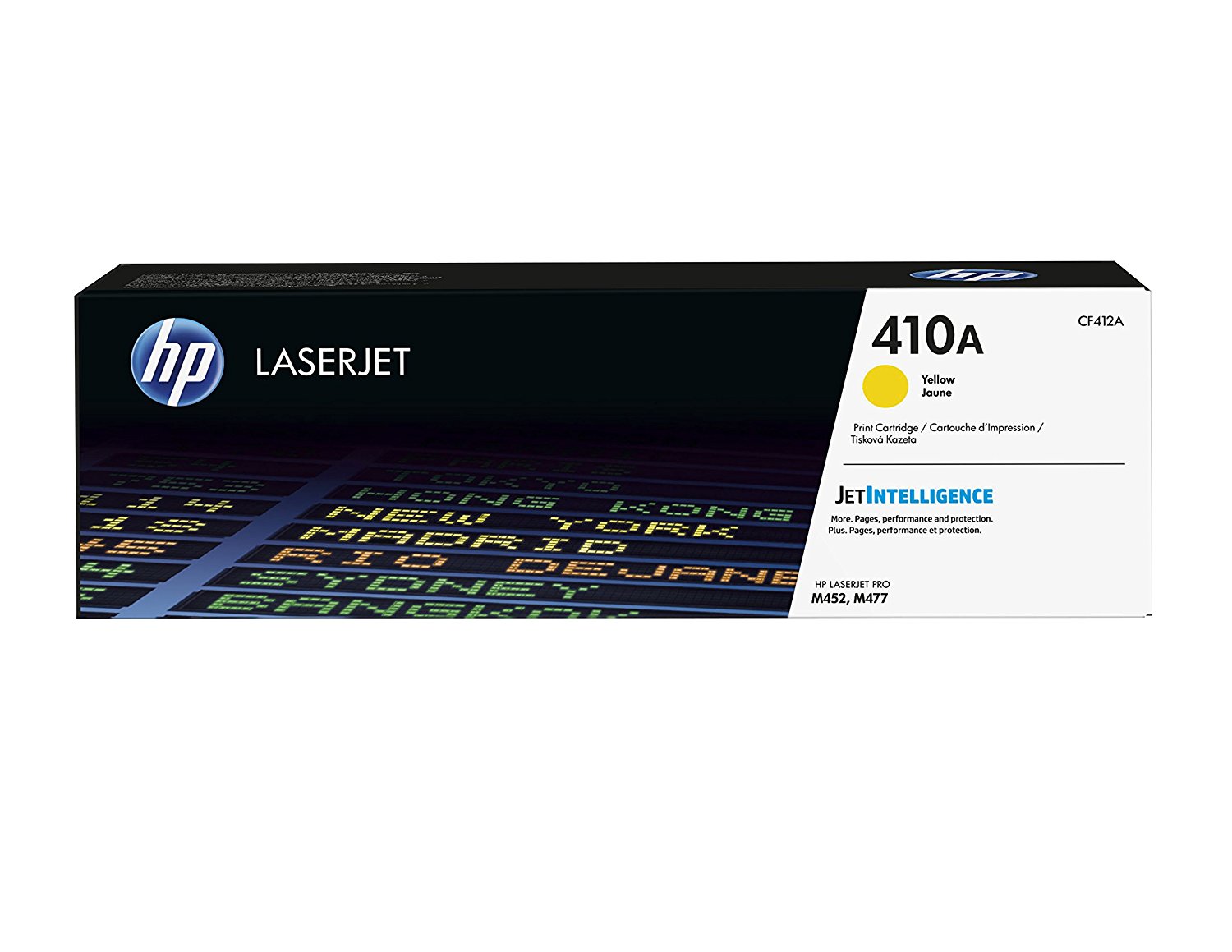 Hp 410A Yellow Laserjet Toner Cartridge 2.3K Ljet M452/M477