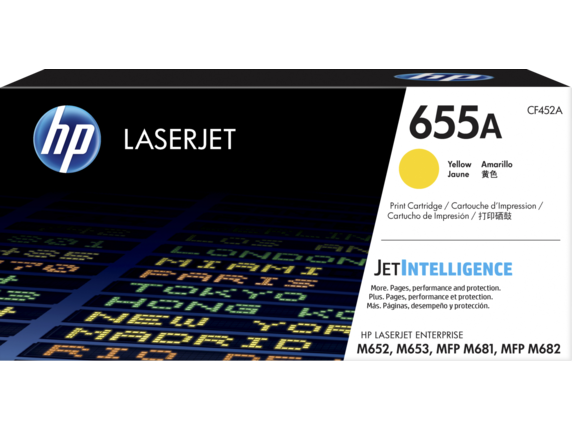 Hp 655A Yellow Original Laserjet Toner Cartridge