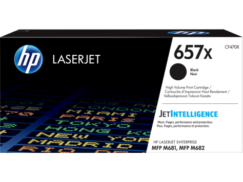 Hp 657X Black Original Laserjet Toner Cartridge
