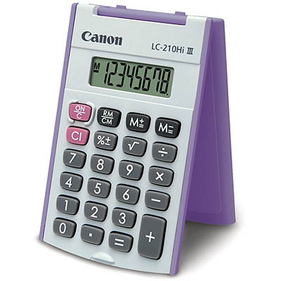 LC210L 8 Digit X Large Display Hard Cover