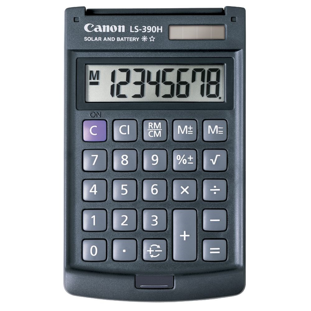 LS390HBL 8 Digit Hard Cover