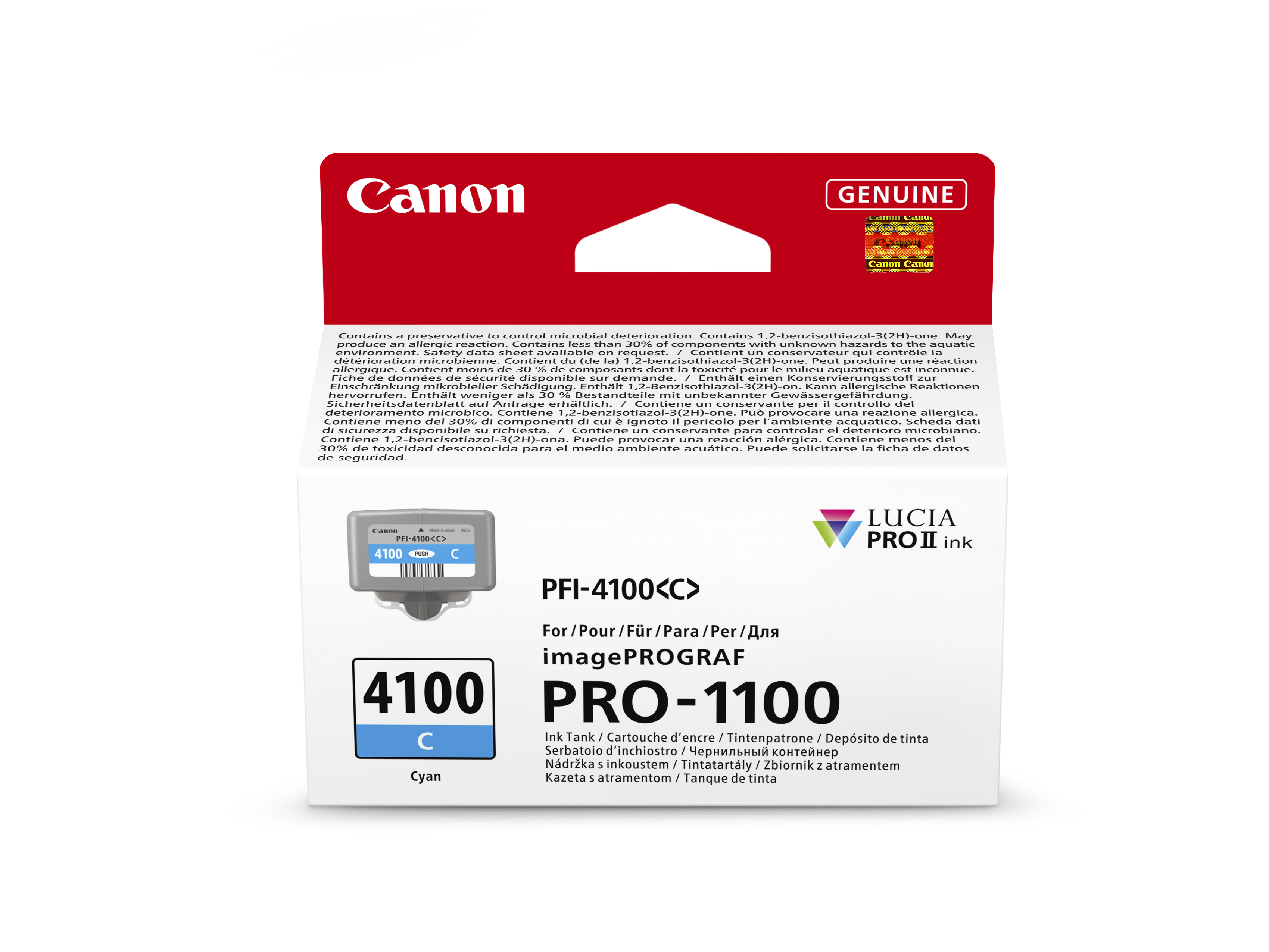 Canon PFI-4100C Cyan Ink Tank for PRO-1100 80ML