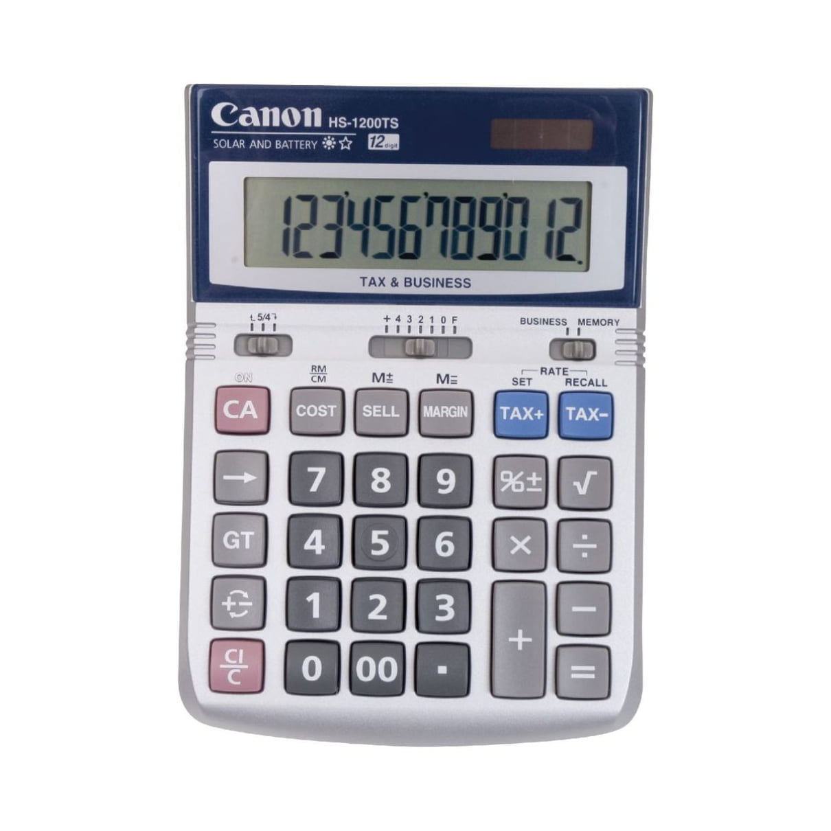 HS-1200TS 12 Digit Dual Power Tax & Business Function New Packaging