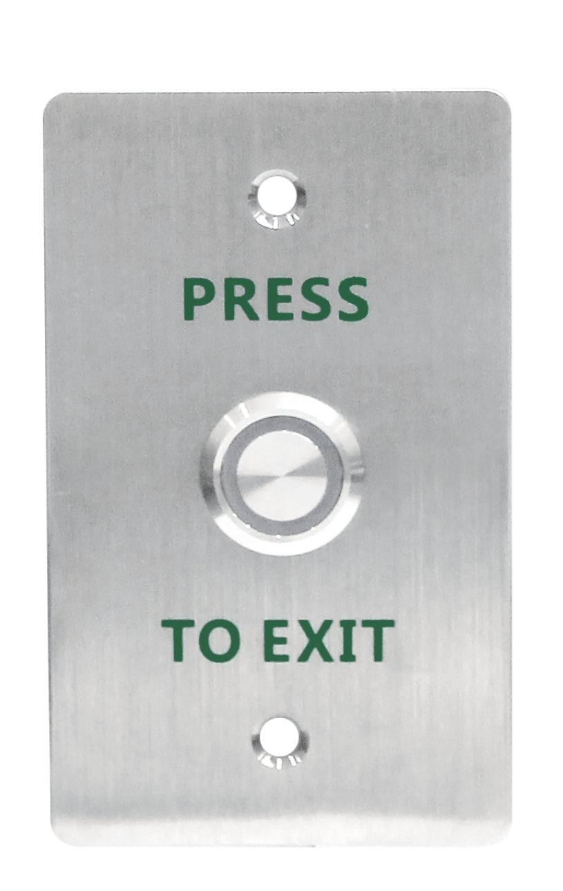 Exit Button Press Button with Blue Light