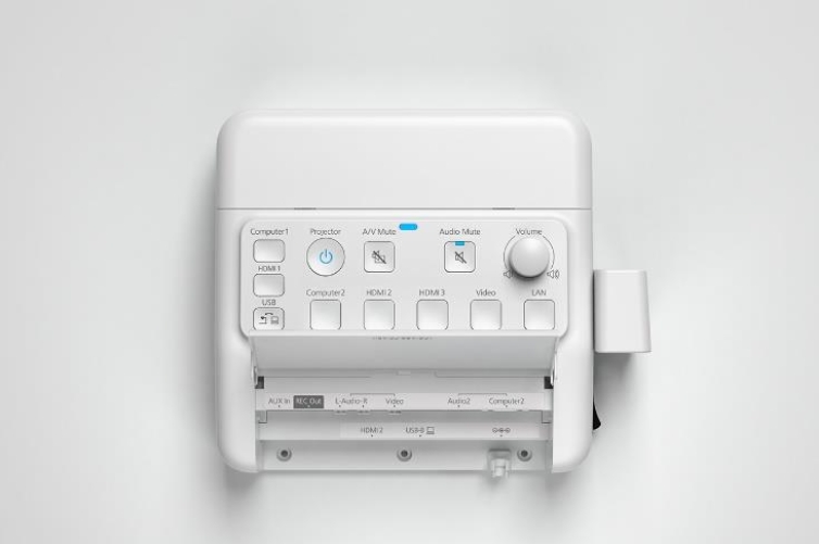 Epson Projector Control Box with Audio Control & Cable Management - 2X Hdmi