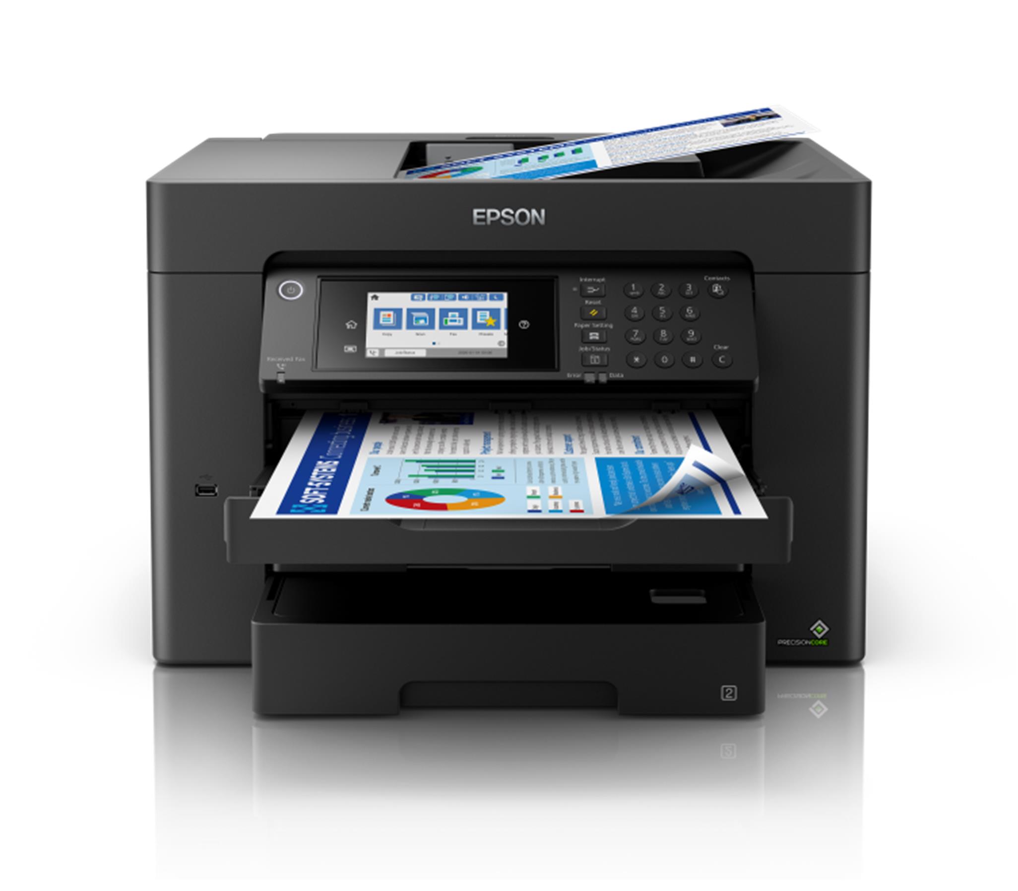 Epson Workforce WF-7845 4 Clr A3 Multifunction Inkjet Printer