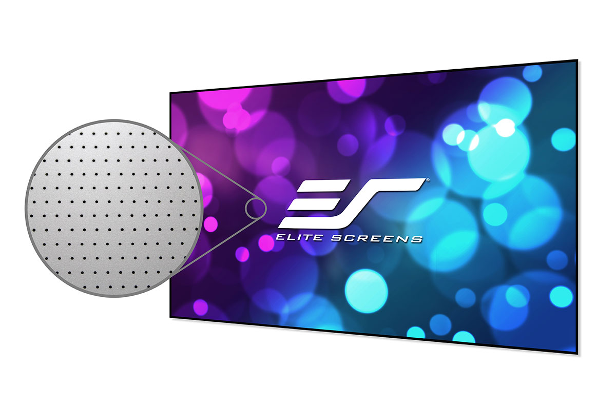 110" Fixedframe 16:9 Projector Screen Edge Free Ultra Thinve Lvet TAPE-AEON Cine Grey 3D