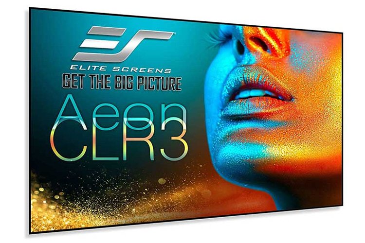 120" Fixedframe 16:9 Projector Screen Ultra Thin Bezel with LED Kit Included
