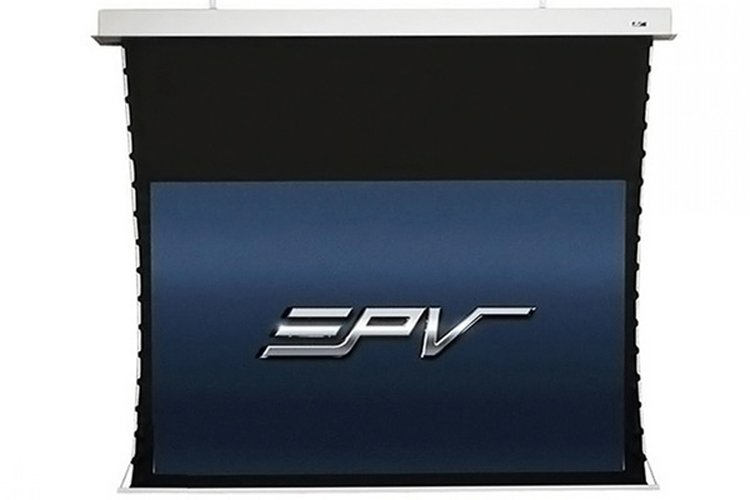 120" Motorised 4:3 Projector S Creen with Long Leader Tension Ed Aerie Tension