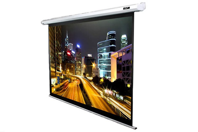 100" Motorised 4:3 Projector Screen with Ir Control RJ45 & 3-WAY Switch Spectrum