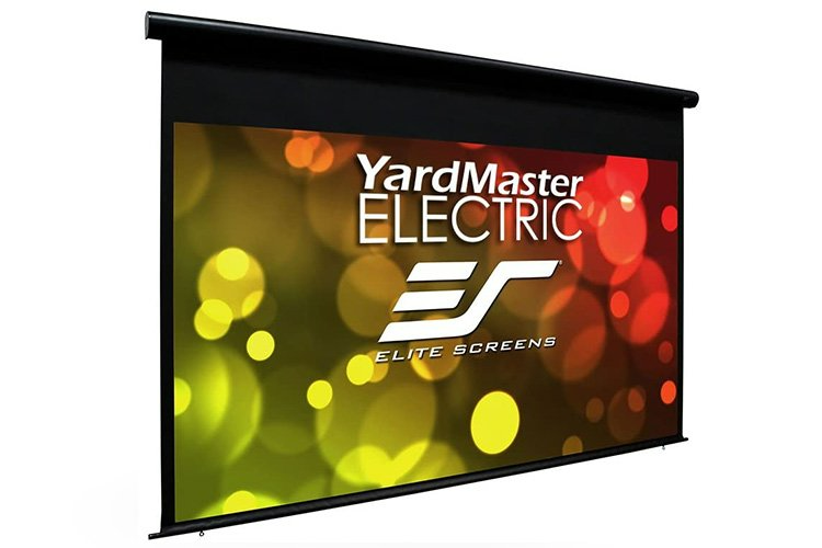 150" Motorised 16:10 Projector Screen Fibreglass Back Flame Retardant