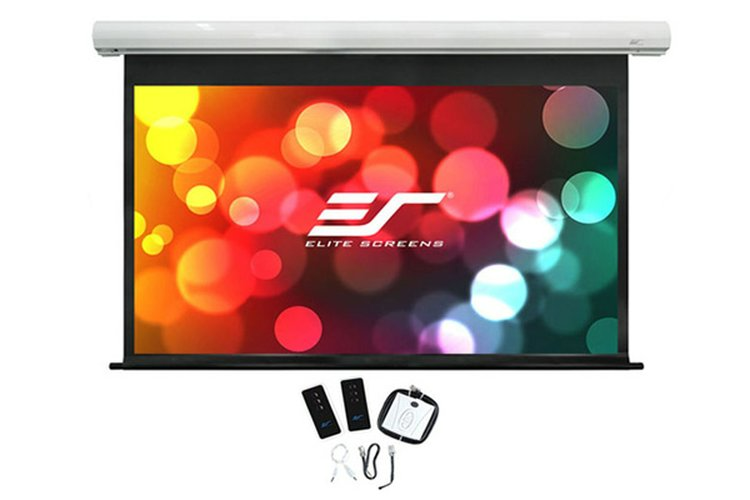 110" Motorised 16:9 Projector Screen Ir & Rf Control RJ45 12V Trigger & Switch Saker