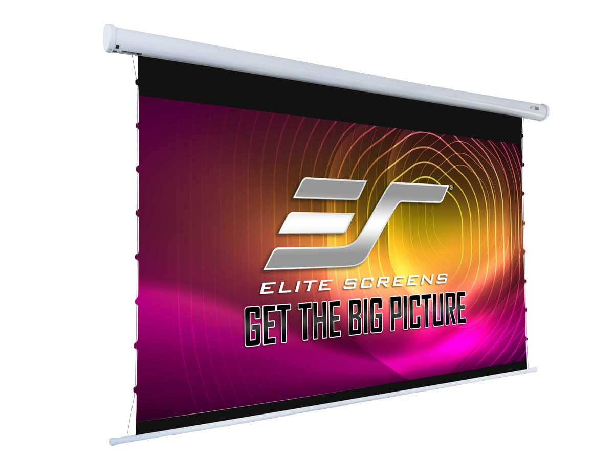 Elite Screens 120" Vmax Tab Tension 16:9 White Case