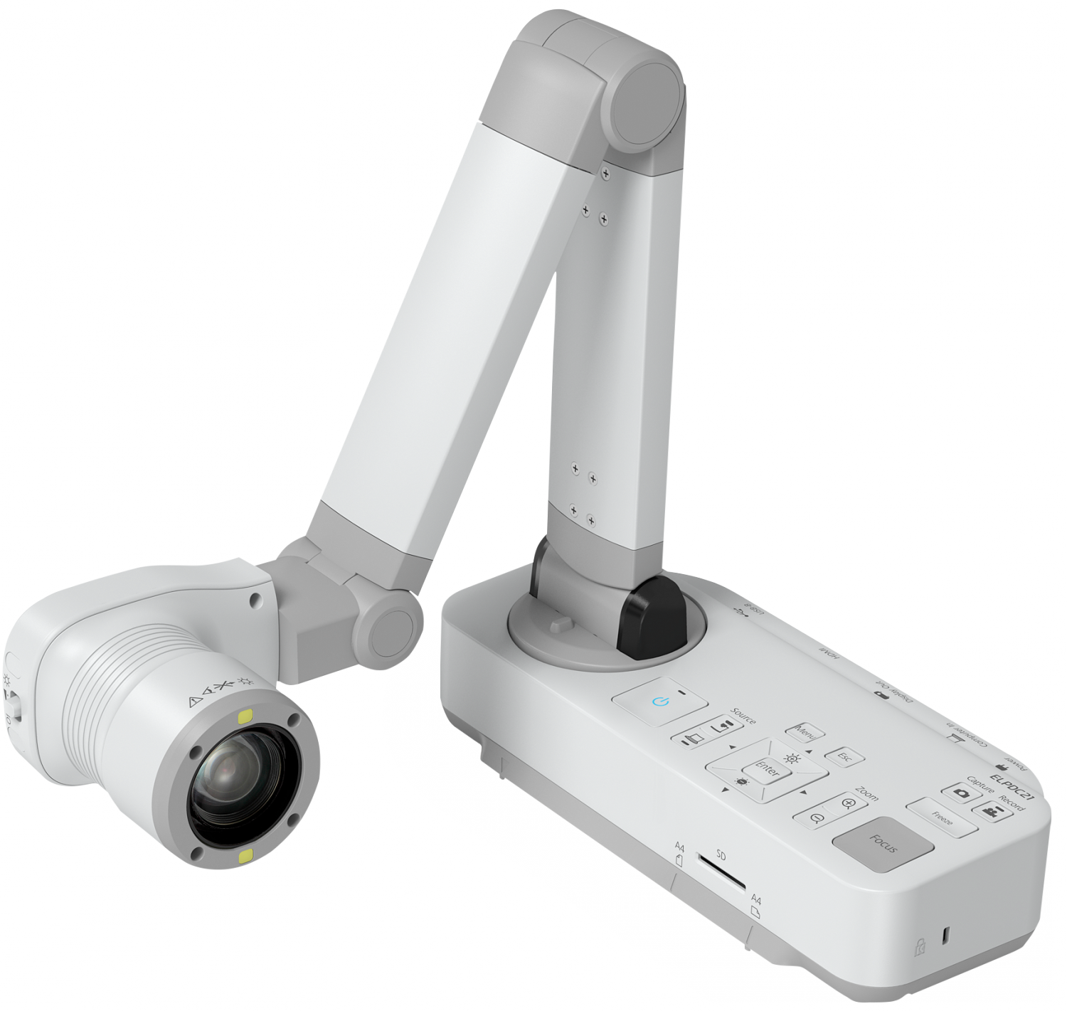 2MP Document Camera Visualiser 12X Optical Zoom 30FPS/1080P Recording