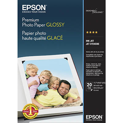 Epson Premium Glossy Photo Paper 4X6 20 Sheet