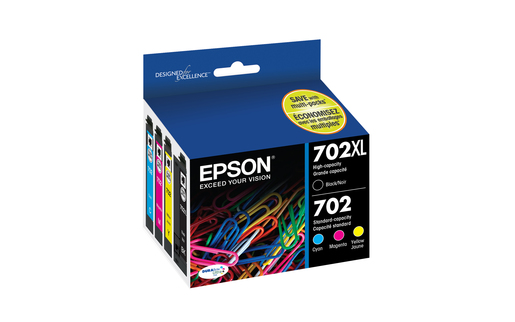 Epson 702 Yellow Ink Durabrite WF-3720 WF-3725