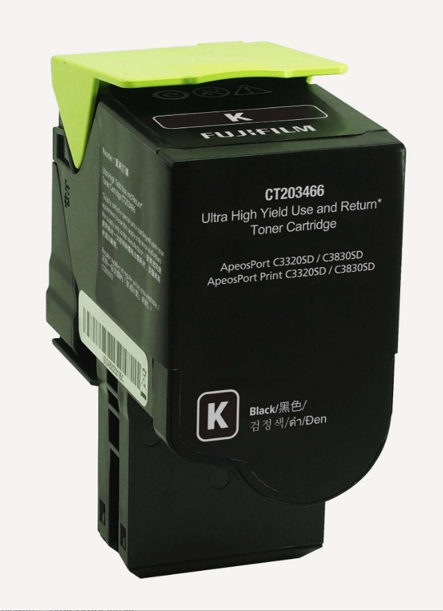 Black Ultra Hi Yld Use and Ret Urn Toner Cart 10.5K for APC38 30 APPC3830 APC3320 APPC3320