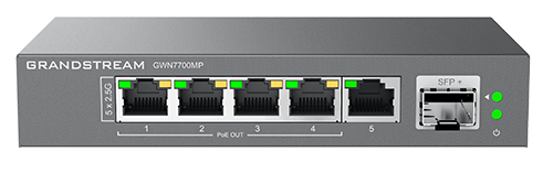Unmanaged 2.5 Multigigabit Switch with 5 X 2.5 Gige 1 X Sfp+ POE