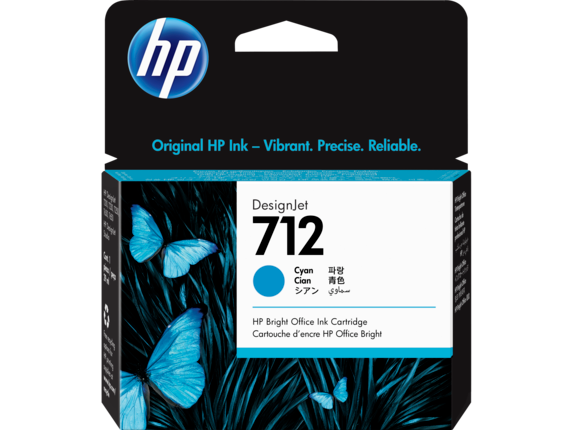 HP 712 29ml Cyan DesignJet Ink Cartridge