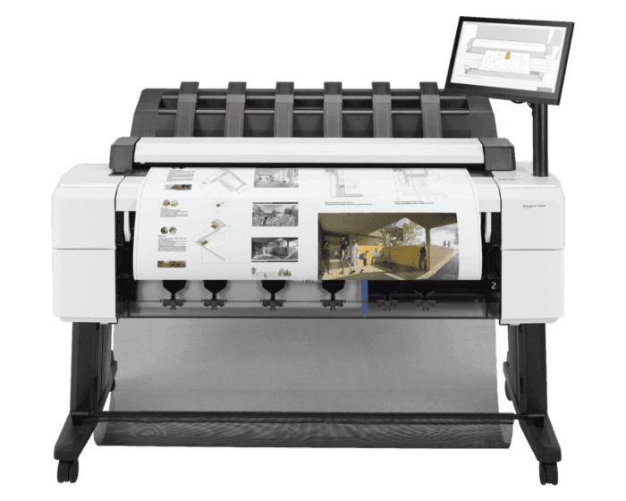 HP 36" DesignJet T2600DR PostScript Multifunction Printer 128 GB 2400 x 1200 dpi 19.3 sec/A1 0.1% Wi-Fi