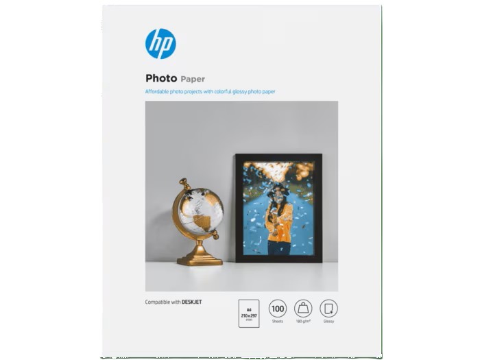 Hp Glossy Photo Paper 20 Sheets 210 X 297MM A4