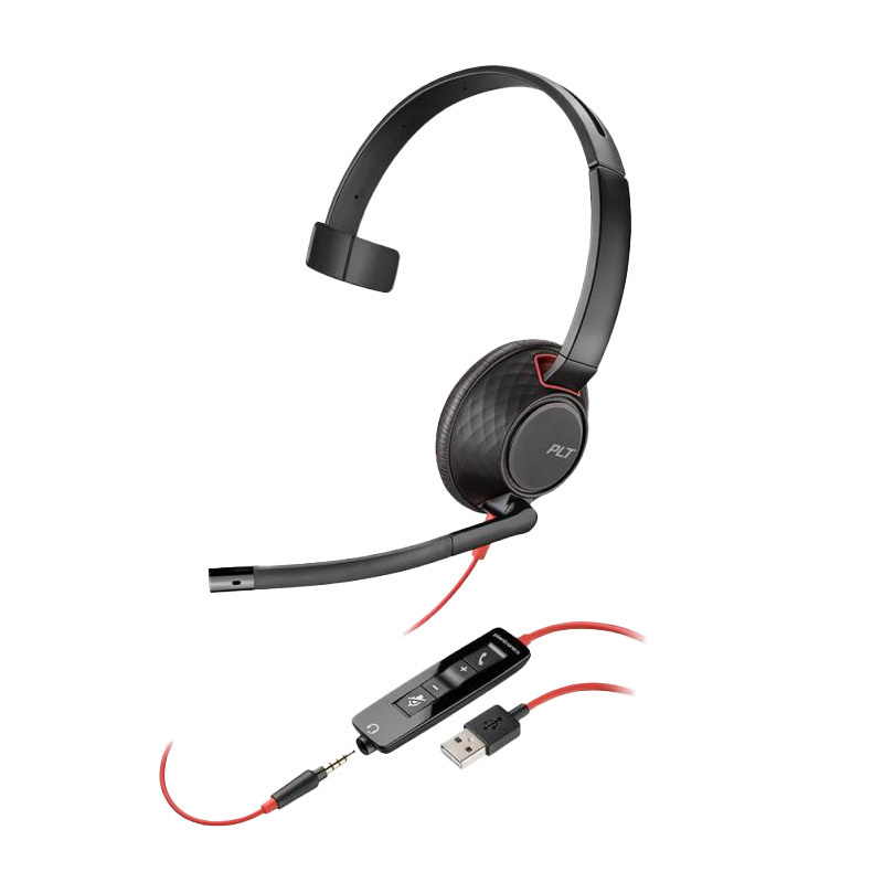 Poly Blackwire C5210 USB-C Hea Dset +Inline Cable (Bulk)