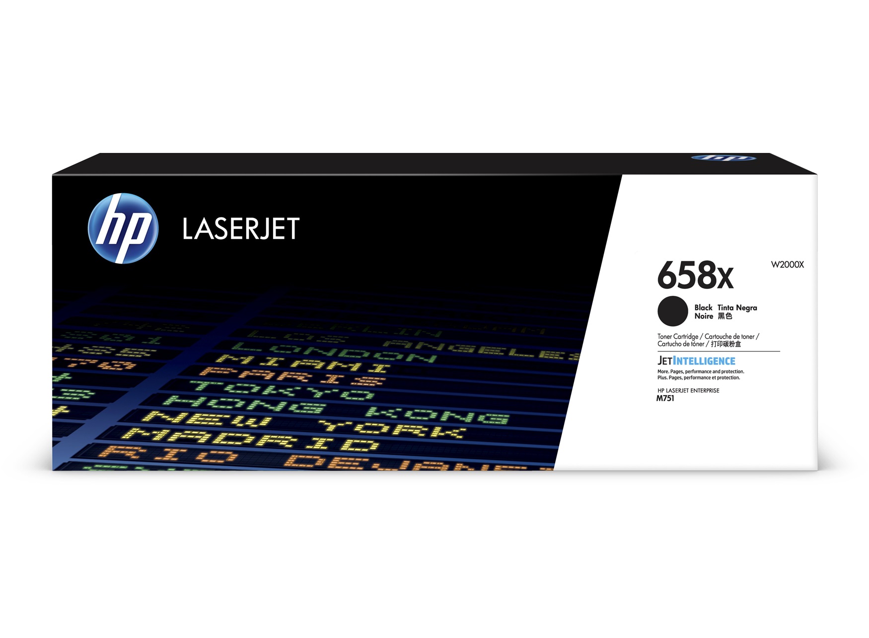 Hp 658X Black Laserjet Toner Cartridge 33K