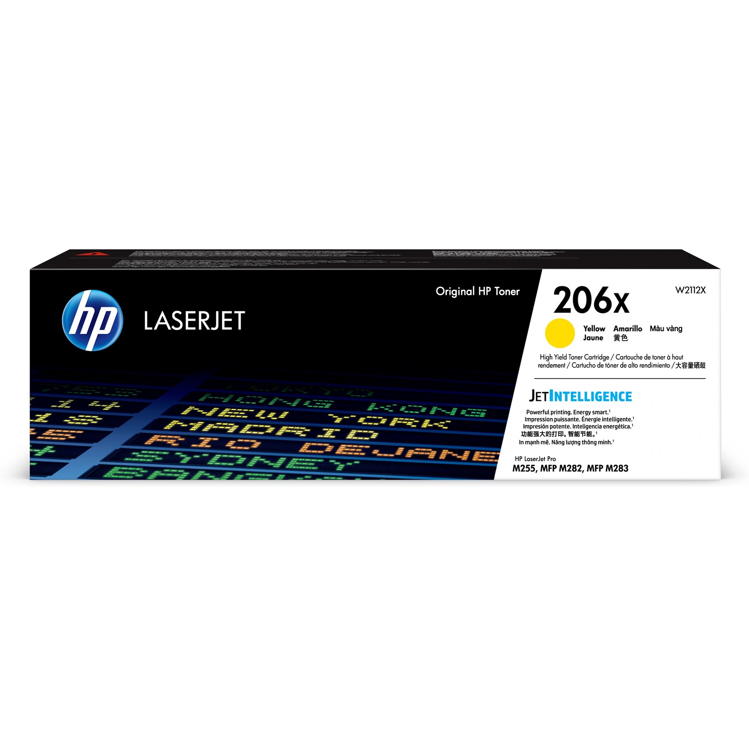 Hp 206X Yellow Laserjet Toner Cartridge 2450 Pages