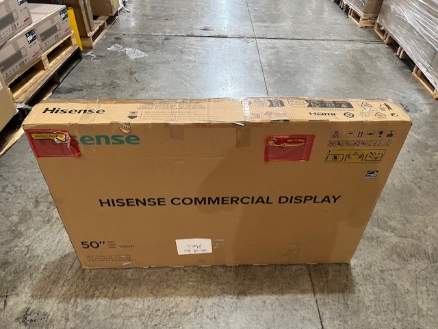 Hisense 50DM66D 50" UHD Digital Signage 500NIT 24 X 7 Android 11 Panel - Demo Unit