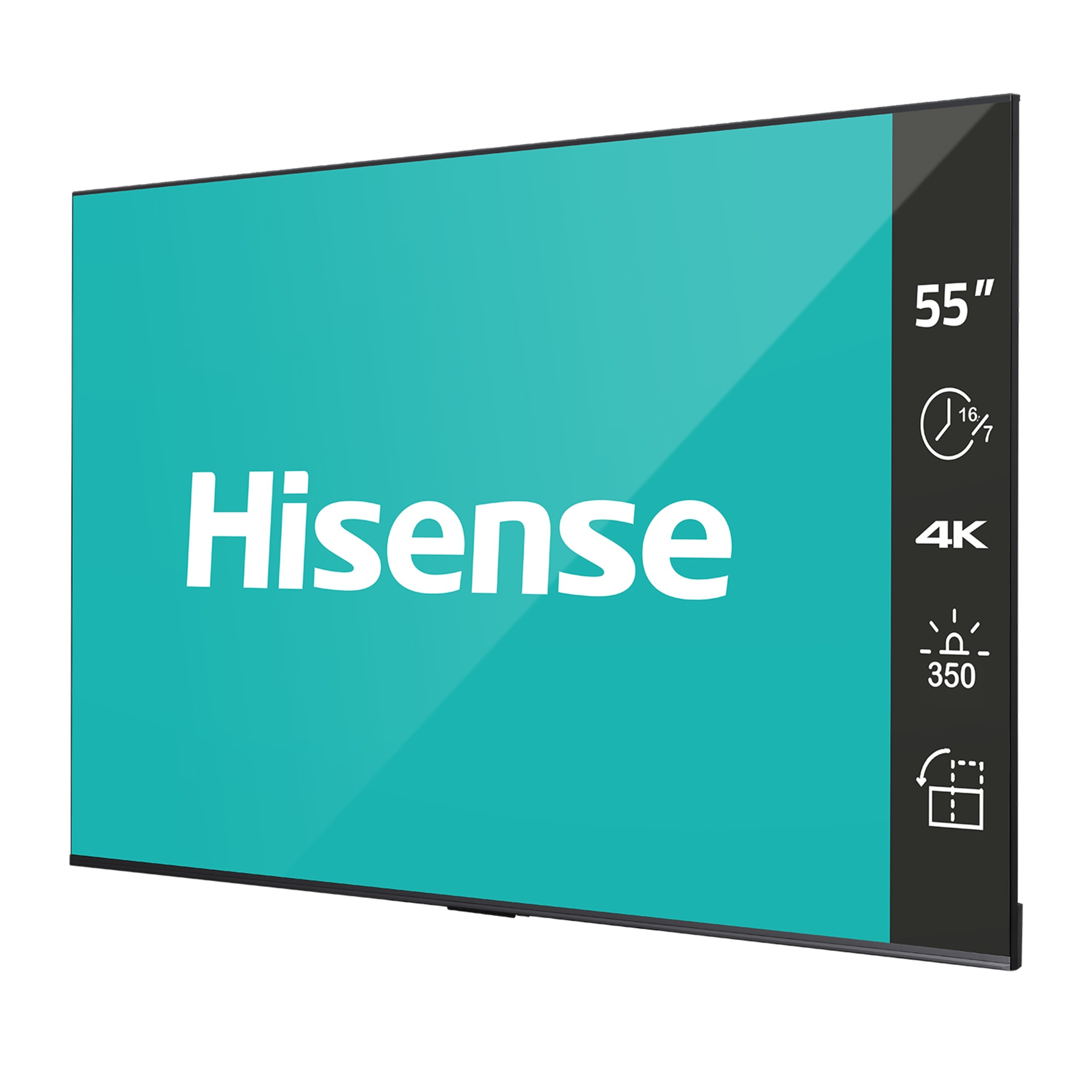 Hisense 55DP30FE 55" UHD Digital Signage 350nit 16 x 7 Android 9