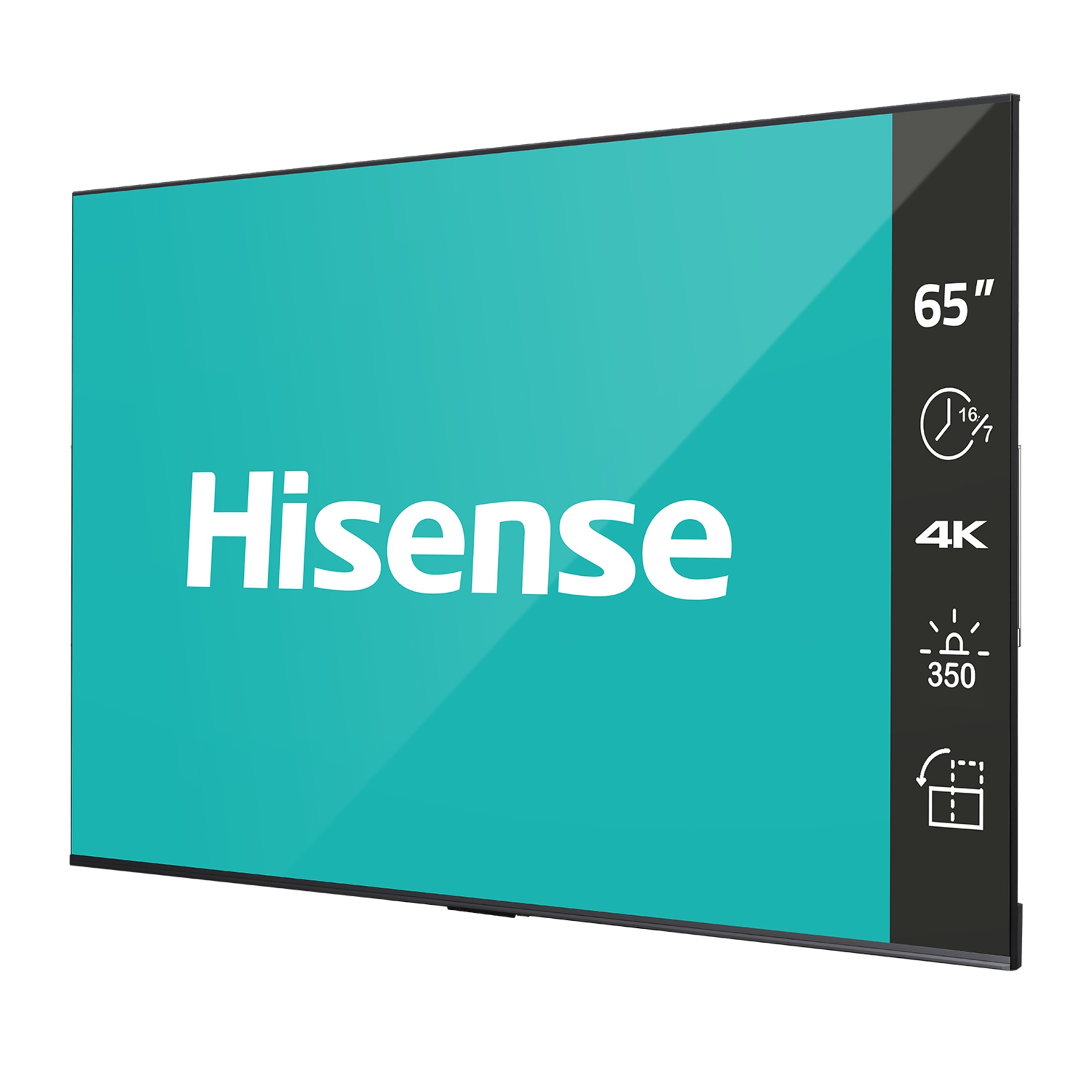 Hisense 65DP30FE 65" UHD Digital Signage 350nit 16 x 7 Android 9