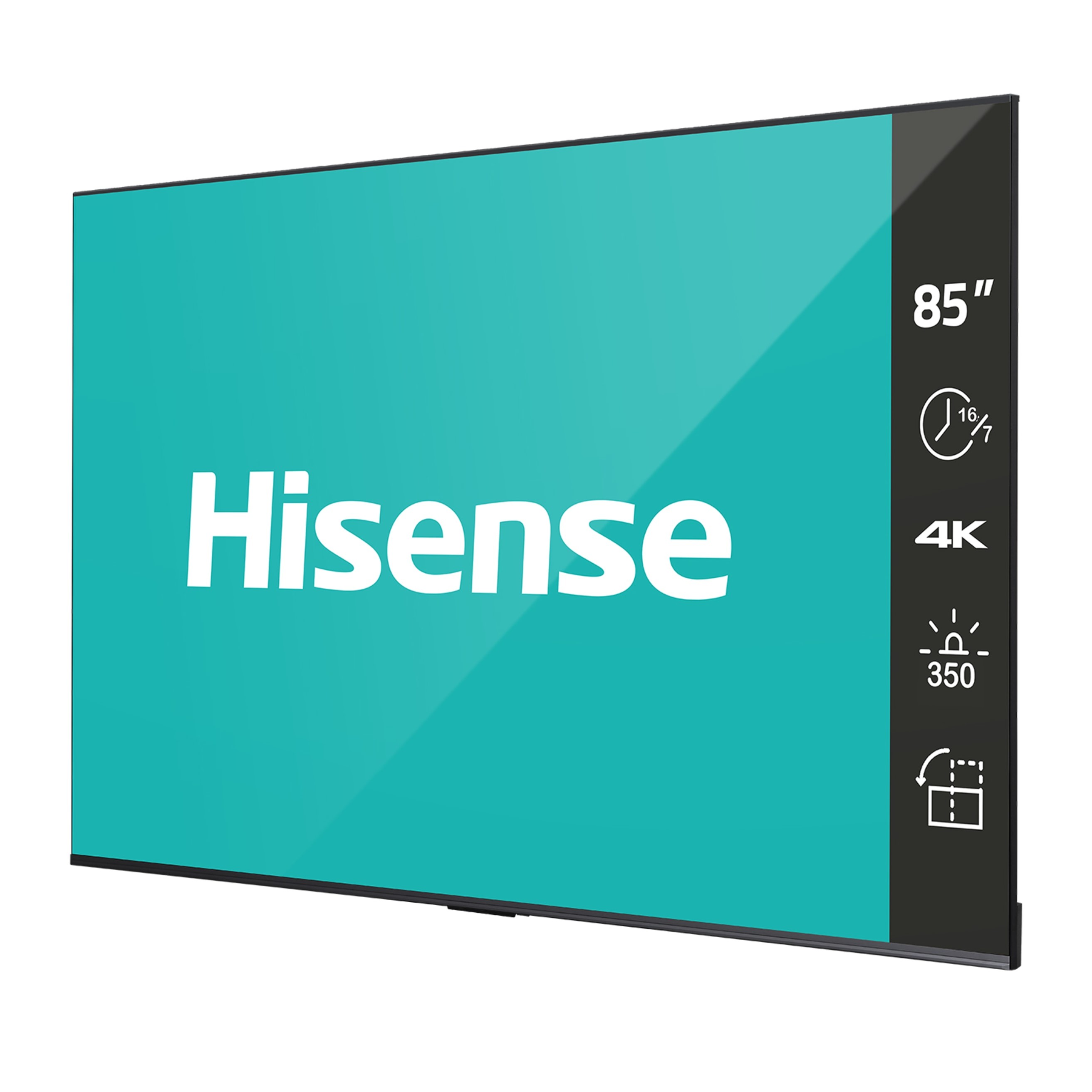 Hisense 85DP30FE 86" UHD Digital Signage 350nit 16 x 7 Android 9
