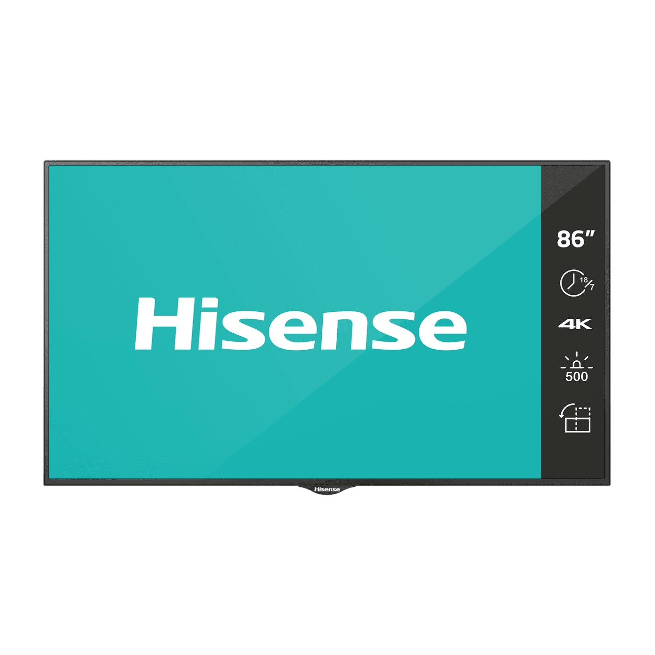 Hisense 86B4E30T 86" UHD Digital Signage 500NIT 18 X 7