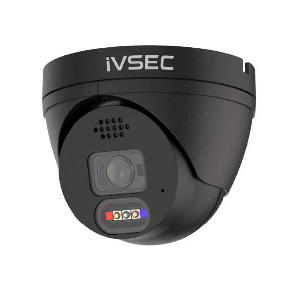 Ivsec Turret IP Camera 8MP 2.8MM Fixed Lens 25FPS POE IP66 Adv Det Adv Ivs