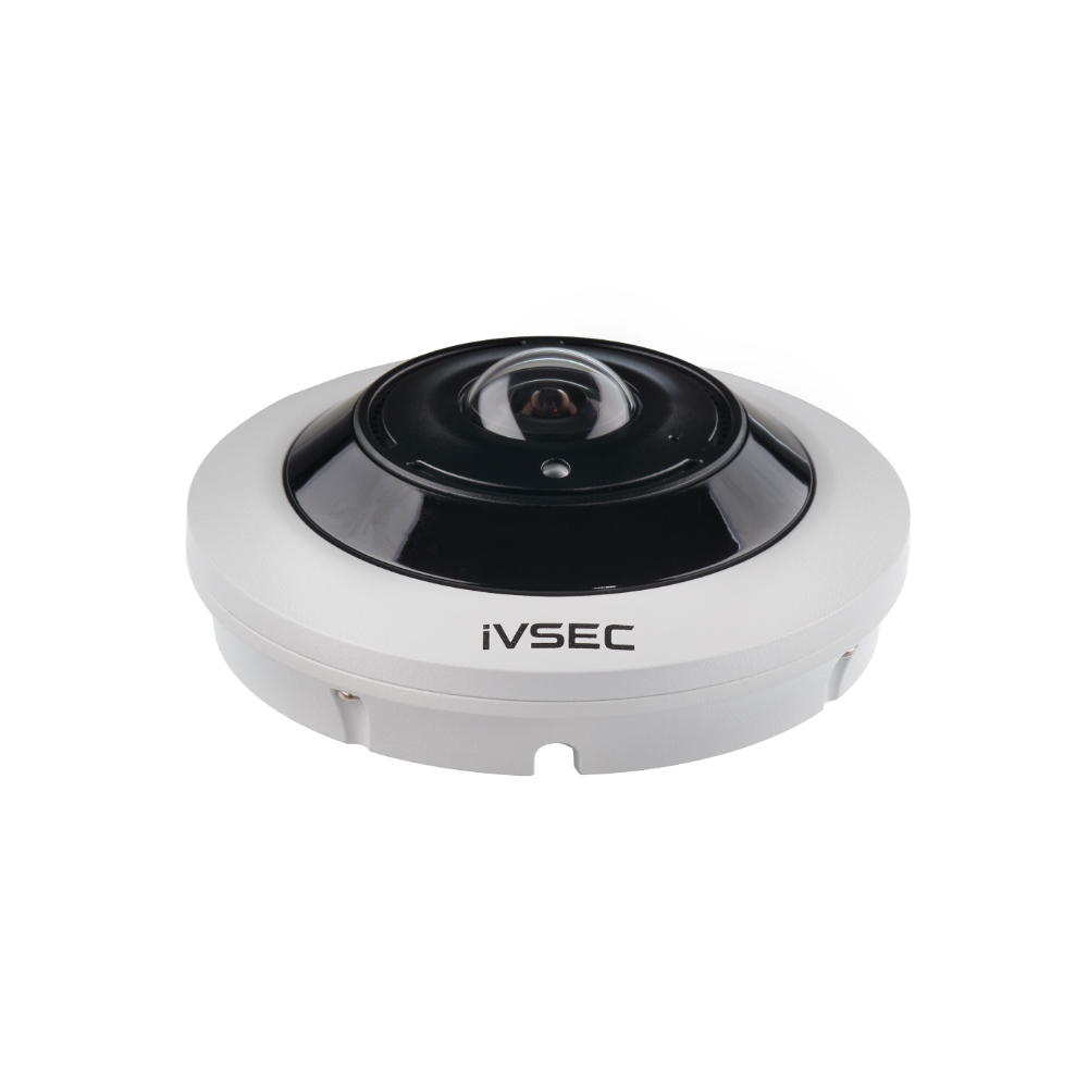 Ivsec Dome IP Camera 12MP 360 Fisheye 25FPS (9MP) POE IP66 5M Ir 2 Way Audio